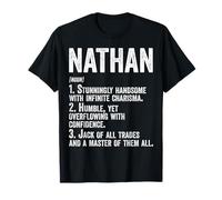 First Name Shirt Nathan Definition Personalized Name Funny T-Shirt