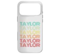 First Name TAYLOR Girl Retro Personalized Groovy My Birthday Case for iPhone 17 Pro Max
