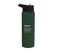 First Name Theodore Personalised Saying Man Definition Name Stainless Steel Insulated Water Bottle