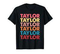 First Name Vintage Taylor I Love Taylor T-Shirt
