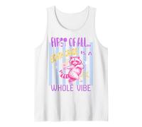 First of All Eighth Grade is A Whole Raccoon Tank Top