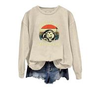 First Of All I m A Delight Round-Neck Shirt Breathable for Women (Beige M)