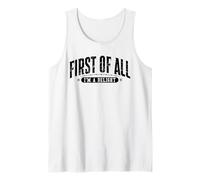 First of All Im a Delight Funny Sport Tank Top