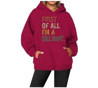 First Of All I'm A Delight Sarcastic Sweatshirt Funny Sarcastic Sweatshirt 2024 Fall
