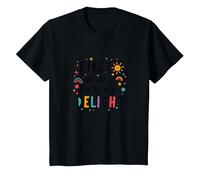 First of All, I'm a Total Delight - Cheerful Fun Quote T-Shirt, Kids, Black, 2 Years