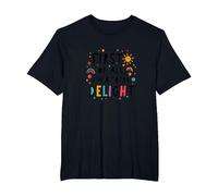 First of All, I'm a Total Delight - Cheerful Fun Quote T-Shirt, Men's Big and Tall, Black, 5X Tall