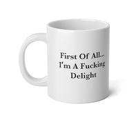 First of All I'm A Total Delight Mug Wedding Usher Gift Annozment I Do Present Ceramic Drinking Cups 11 Oz Christmas Birthday Coffee Mug