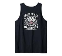 First of All Im God Masterpiece Possum Opossum Ephesian 2:10 Tank Top