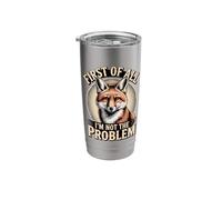 First of All I'm Not The Problem Fox Sarcasm Stainless Steel Insulated Tumbler