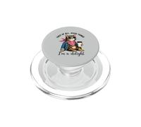 First Of All Jesus Thinks I'm A Delight Cat PopSockets PopGrip for MagSafe