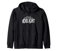 First of All Jesus Thinks I'm a Delight Faith Saying Zip Hoodie