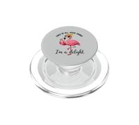First Of All Jesus Thinks I'm A Delight Flamingo PopSockets PopGrip for MagSafe