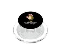 First of All Jesus Thinks I'm A Delight Frog Coffee Meme PopSockets PopGrip for MagSafe