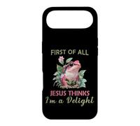 First of All Jesus Thinks I'm a Delight Frog Women Funny Case for iPhone Air