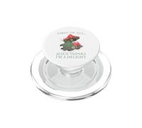 First of All Jesus Thinks I'm a Delight Frog Women Funny PopSockets PopGrip for MagSafe