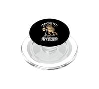 First of All Jesus Thinks I'm A Delight Funny Frog PopSockets PopGrip for MagSafe