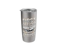 First Officer Working Towards Four Stripes Pilot Stainless Steel Insulated Tumbler