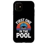 First One In The Pool Swimmer Fast Competitive - Case for iPhone 11