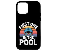 First One In The Pool Swimmer Fast Competitive - Case for iPhone 12 mini
