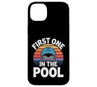 First One In The Pool Swimmer Fast Competitive - Case for iPhone 14 Plus
