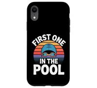 First One In The Pool Swimmer Fast Competitive - Case for iPhone XR