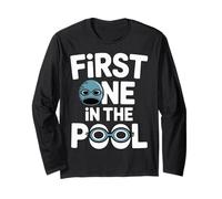 First One in The Pool Swimmer Fast Competitive |- Long Sleeve T-Shirt