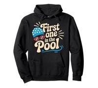 First One In The Pool Swimmer Fast Competitive |- Pullover Hoodie