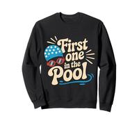 First One In The Pool Swimmer Fast Competitive |- Sweatshirt