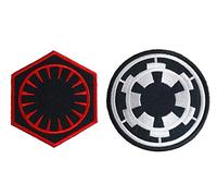 First Order Imperial Galactic Empire Embroidered Patch Iron On The Dark Side Sith Star Galaxy Rebel Allicance Symbol