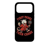 First Padel Then Chaos Coffee And Chaos Opossum Case for iPhone 17 Pro Max
