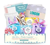 First Period Kit for Girls with Lil-Lets Pads, Tampons & Period Tracker | Teen period starter kit with Lil-Lets pads, tampons, liners, wipes, pouch, treats, booklet and tracker for confident care