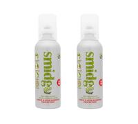 First Person Medical - Smidge Insect Repellent Spray - 2 x 75ml Pack | 8-Hour DEET-Free Insect Protection | Safe for Kids, Water-Resistant & Non-Sticky