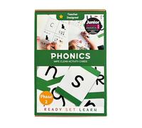 First Phonics Activity Flashcards for 3-6 years (Pack 1, Phase 2 Set)