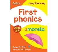 Collins Easy Learning Preschool – First Phonics Ages 3-4 – Ideal for home learning