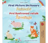 First Picture Dictionary - Animals (English Serbian Bilingual Children's Book - Latin Alphabet)