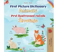 First Picture Dictionary - Animals (English Serbian Bilingual Children's Book - Latin Alphabet)