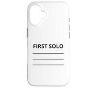 First Plane Solo Tail Flight School Student Flying Pilot Case for iPhone 16