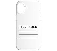 First Plane Solo Tail Flight School Student Flying Pilot Case for iPhone 16 Plus