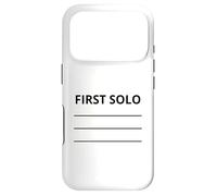 First Plane Solo Tail Flight School Student Flying Pilot Case for iPhone 17 Pro