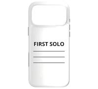 First Plane Solo Tail Flight School Student Flying Pilot Case for iPhone 17 Pro Max