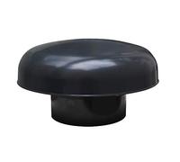 First Plast CDV160A Ventilation Hat Head Exalter, Black, Diameter 160 mm
