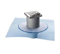 First Plast CHABSR10IN Siphoned Enclosure 100x100 mm with mesh and 304 Stainless Steel Grid