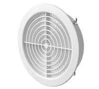 First Plast Grid Round A encastr. D.160 with Fly Net Blanc-Pass Air 135 cm2