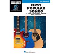 First Popular Songs Early Intermediate 15 Songs Arranged for Three or More Guitarists Essential Elements Guitar Ensemble Series.