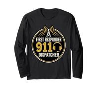 First Responder 911 Dispatcher Headset Long Sleeve T-Shirt