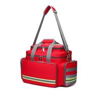 First Responder Bag Empty, Medical Emergency Trauma Bag with Detachable Dividers for Home Health Nurse, Professional First Aid Kits Bag for EMT, Nurses, Tactical Medics