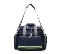 First Responder Bag Empty,Professional First Aid Bag,with Reflective Strip Emergency Medical Bag,Medical Supplies Organiser,for Home and Work,EMT,EMS,Paramedics(Blue)