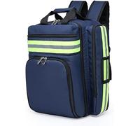 First Responder Bag, First Aid Kit Empty Backpack, Emergency Kits Waterproof Wear Resisting Adjustable Strap Breathable Back, Large Medical Backpack For Travel Camping Cycling Outdoor Survival,Blue