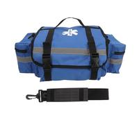 First Responder Bag Large Capacity Emergency Bag, Fire Gear Bag with Detachable Shoulder Strap, 600D Oxford Fabric for Firefighters and Rescue Teams Blue
