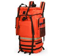 First Responder Bag Trauma Backpack Empty, Medical Bag Large First Aid Kit Crate EMS/EMT First Aid Bag Waterproof Multi-Pocket Medical Backpack for Preppers Professionals, Outdoorsman E